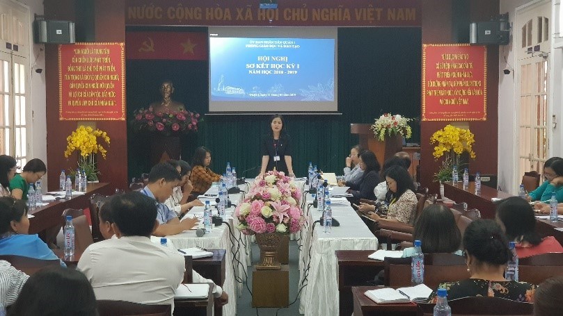 Hội nghị sơ kết học kỳ I năm học 2018 – 2019